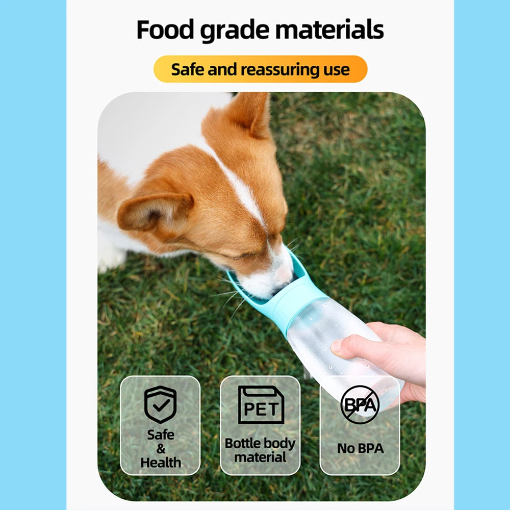 Portable 300ml Dog Water Bottle – Leakproof Travel Water Dispenser for Dogs & Cats