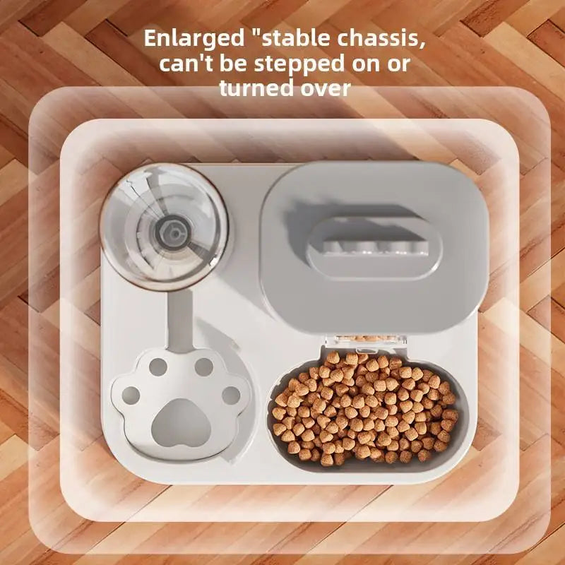 Automatic Pet Food & Water Dispenser for Dogs & Cats