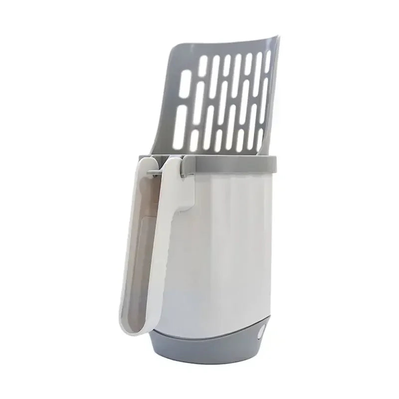 Self-Cleaning Cat Litter Scoop with Waste Bags – Easy & Hygienic Litter Box Cleaner