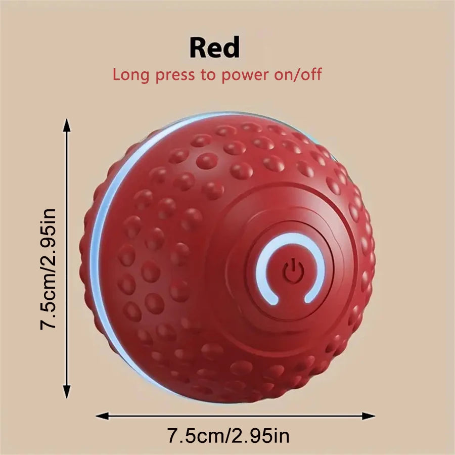 Interactive Smart Ball Toy for Dogs & Cats – USB Rechargeable