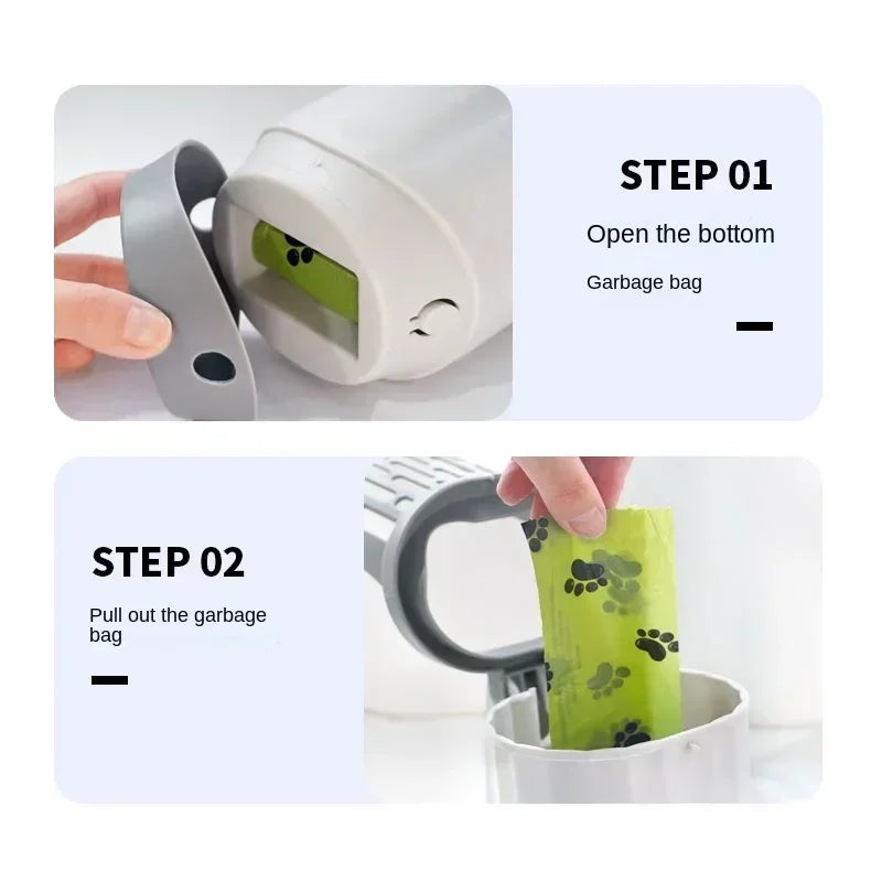 Self-Cleaning Cat Litter Scoop with Waste Bags – Easy & Hygienic Litter Box Cleaner