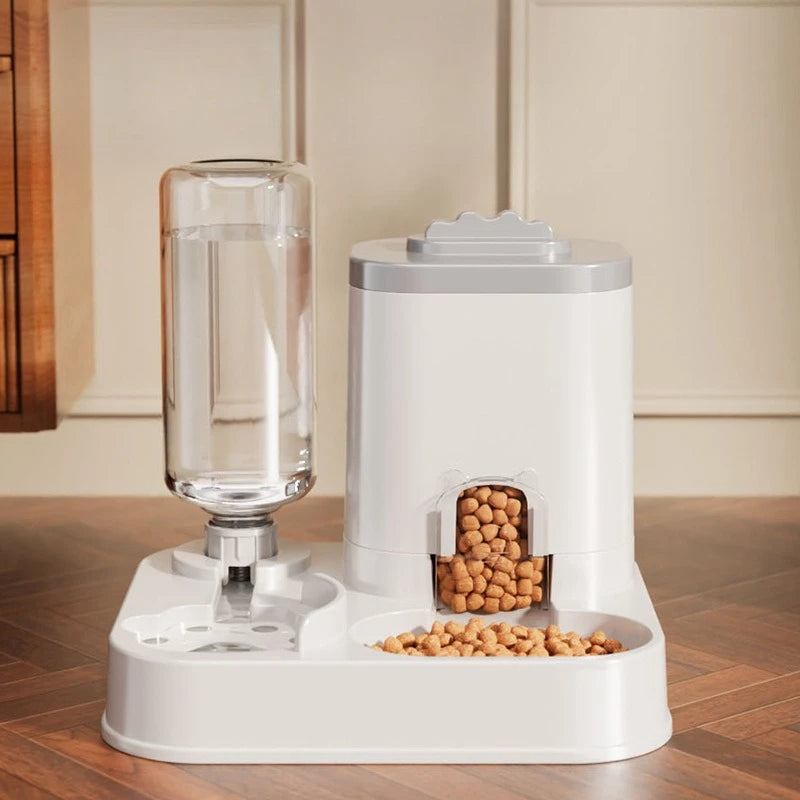 Automatic Pet Food & Water Dispenser for Dogs & Cats