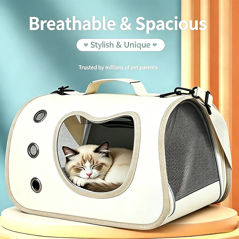 Portable Pet Carrier Bag for Small Dogs & Cats