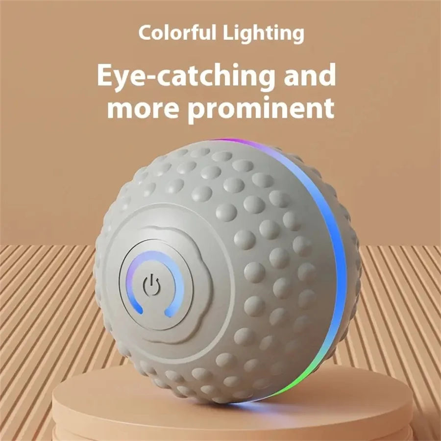 Interactive Smart Ball Toy for Dogs & Cats – USB Rechargeable