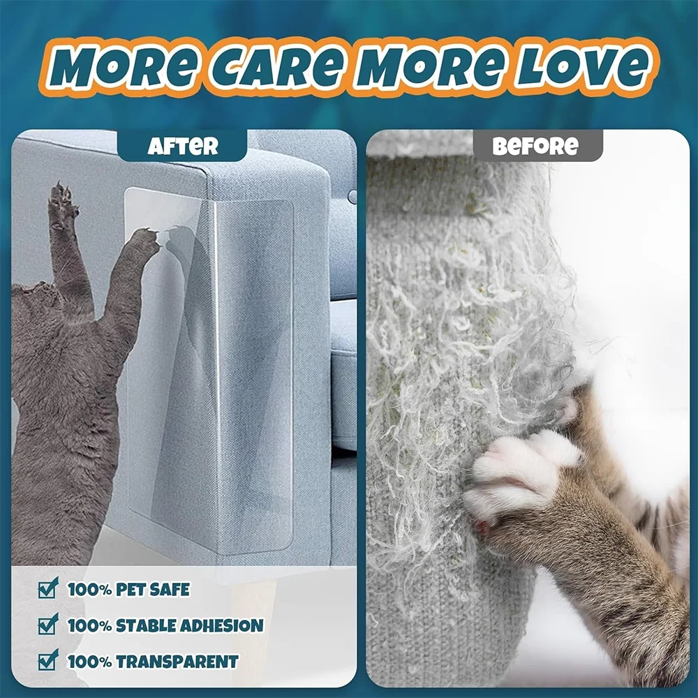 Cat Scratch Deterrent Tape – Transparent Furniture Protector