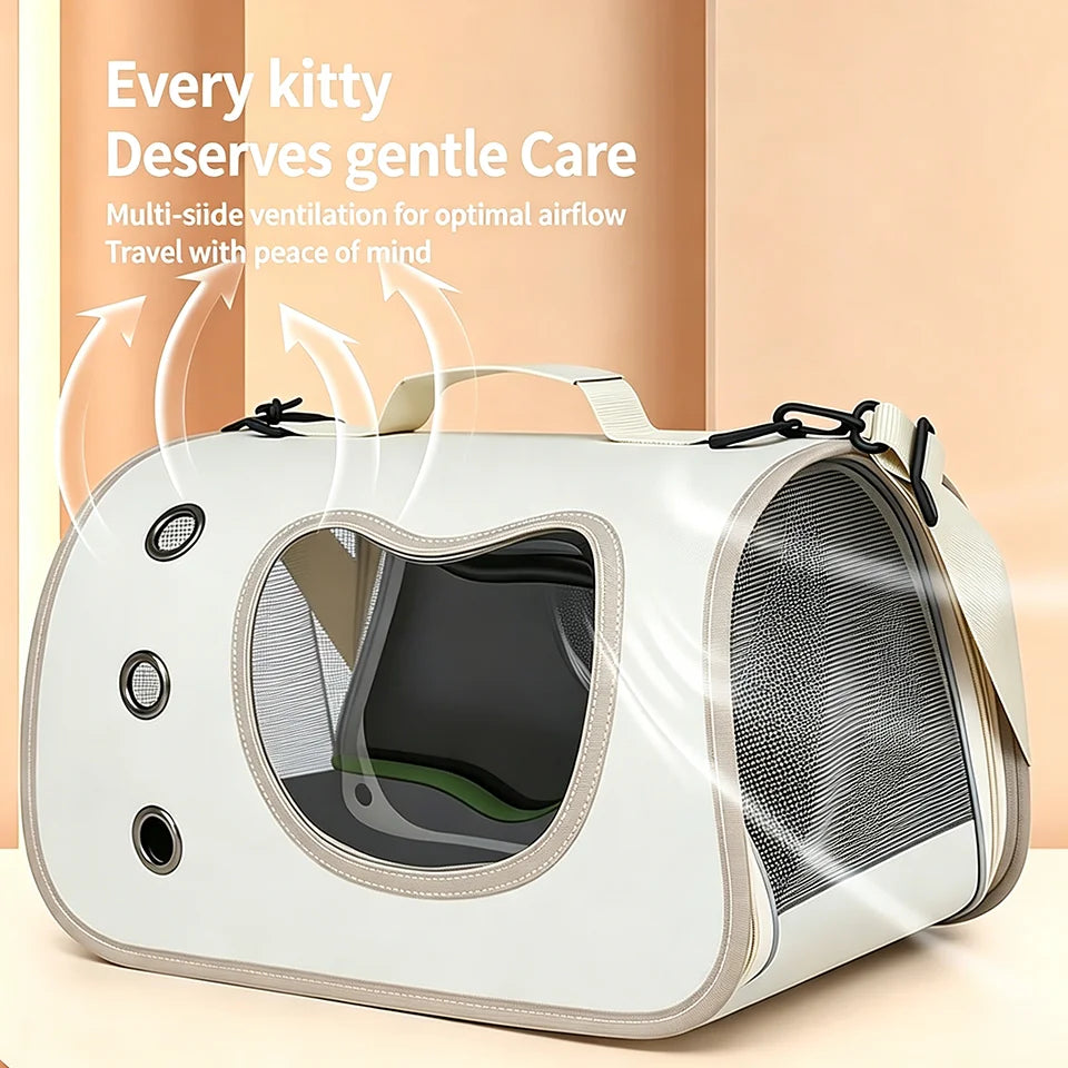 Portable Pet Carrier Bag for Small Dogs & Cats