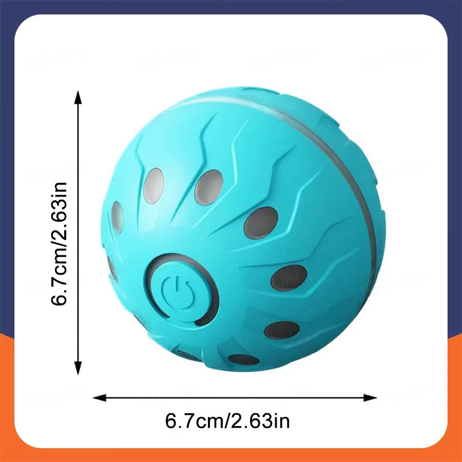Interactive Smart Ball Toy for Dogs & Cats – USB Rechargeable