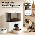 Smart Automatic Pet Feeder with Camera & Wi-Fi App – 5L Food Dispenser & 3L Water Fountain for Dogs & Cats