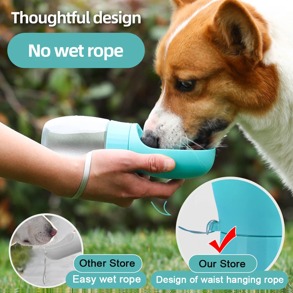 Portable 300ml Dog Water Bottle – Leakproof Travel Water Dispenser for Dogs & Cats