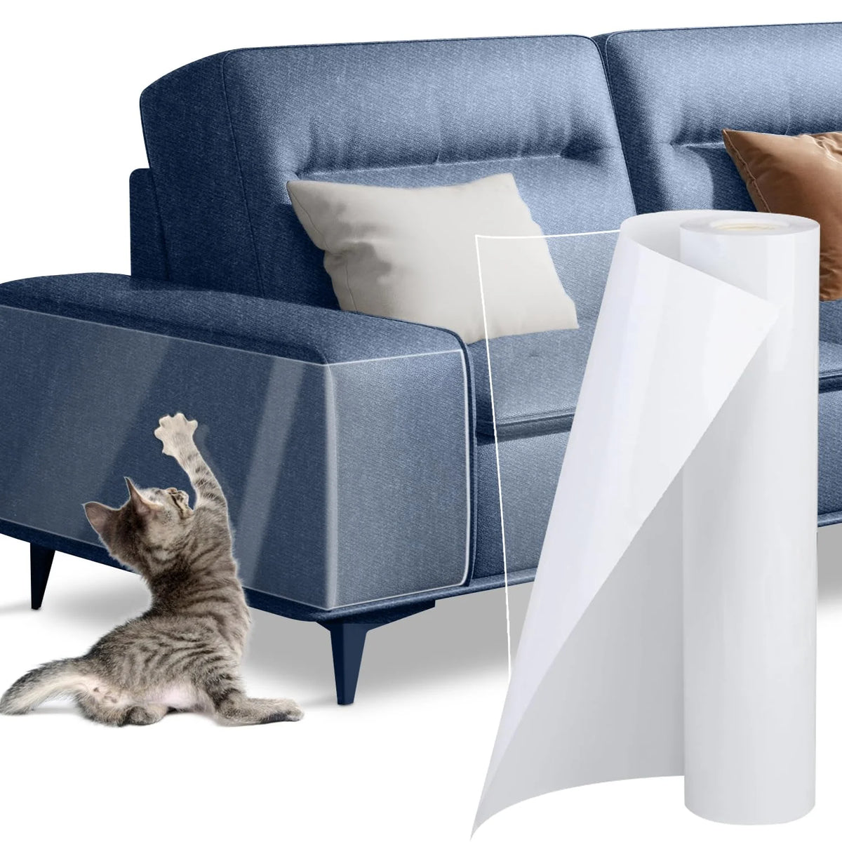 Cat Scratch Deterrent Tape – Transparent Furniture Protector