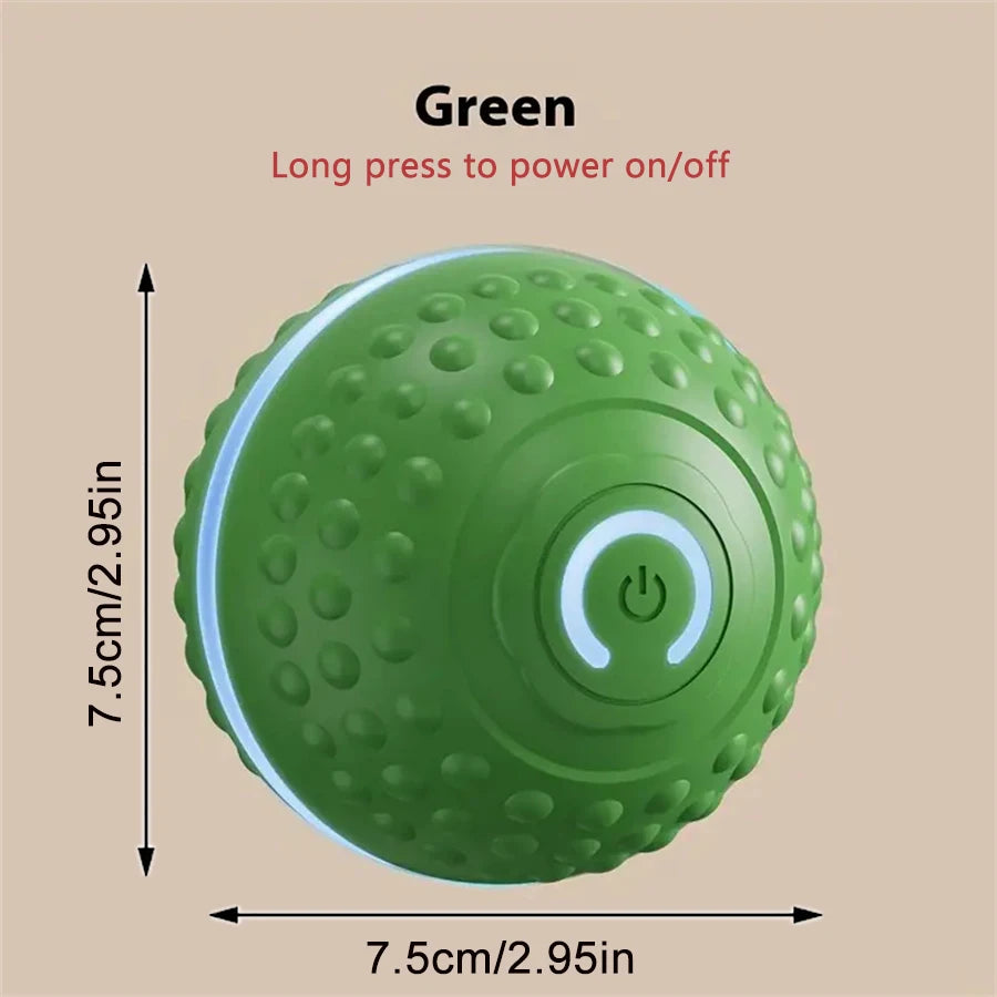 Interactive Smart Ball Toy for Dogs & Cats – USB Rechargeable