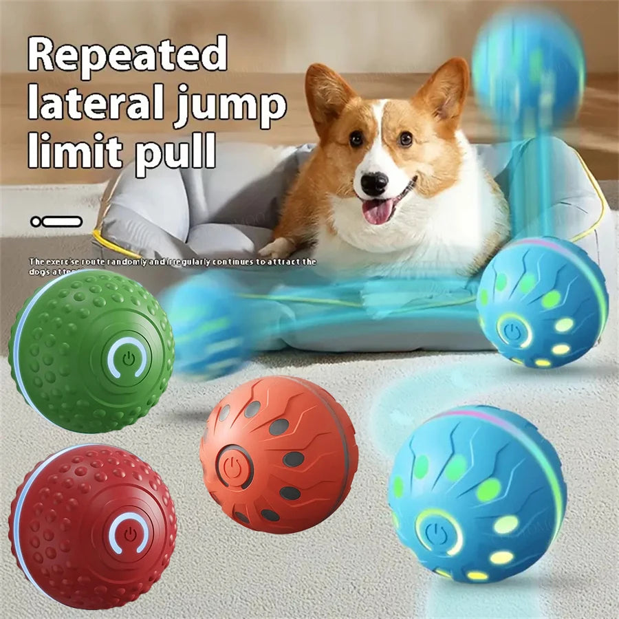 Interactive Smart Ball Toy for Dogs & Cats – USB Rechargeable