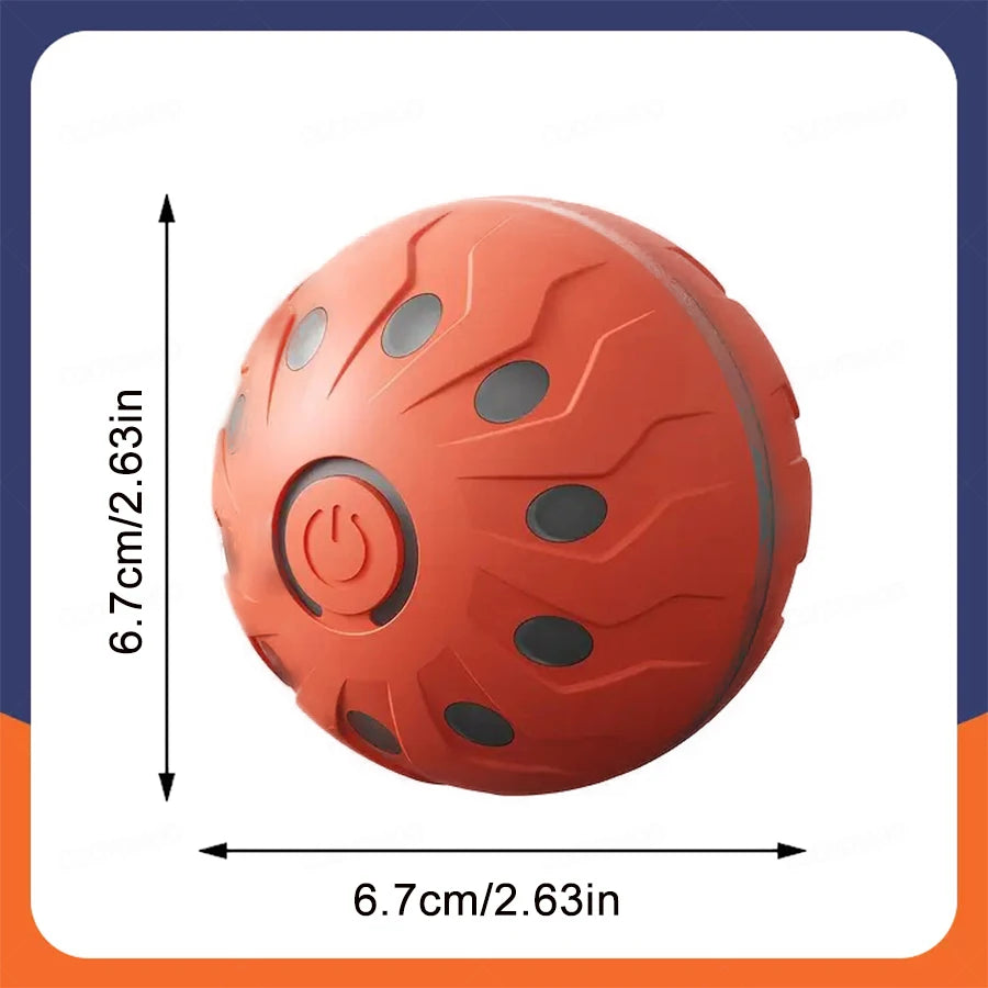 Interactive Smart Ball Toy for Dogs & Cats – USB Rechargeable