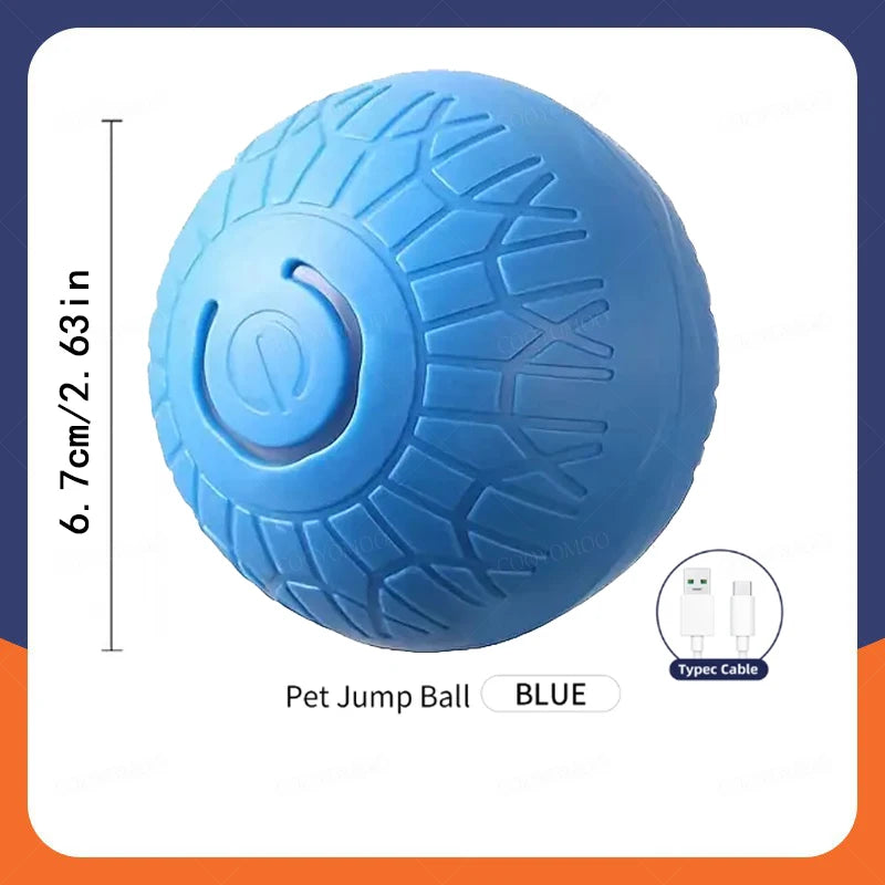 Interactive Smart Ball Toy for Dogs & Cats – USB Rechargeable