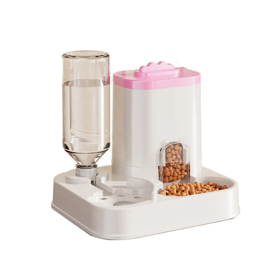 Automatic Pet Food & Water Dispenser for Dogs & Cats