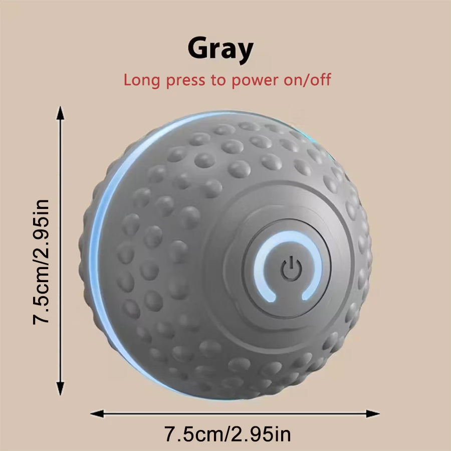 Interactive Smart Ball Toy for Dogs & Cats – USB Rechargeable